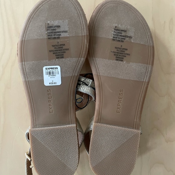 Express Sandals Size 7 - Picture 2 of 2